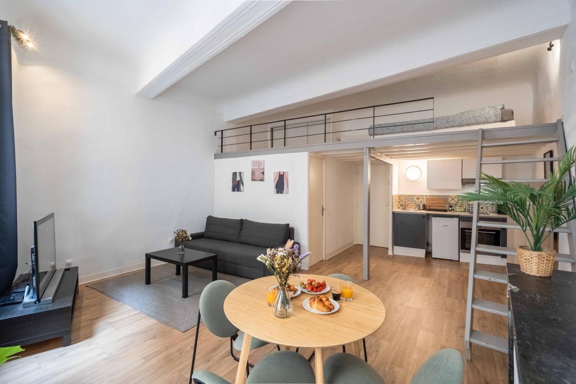 Studio Mezzanine Aumone Vieille Aix-en-Provence Bagian luar foto
