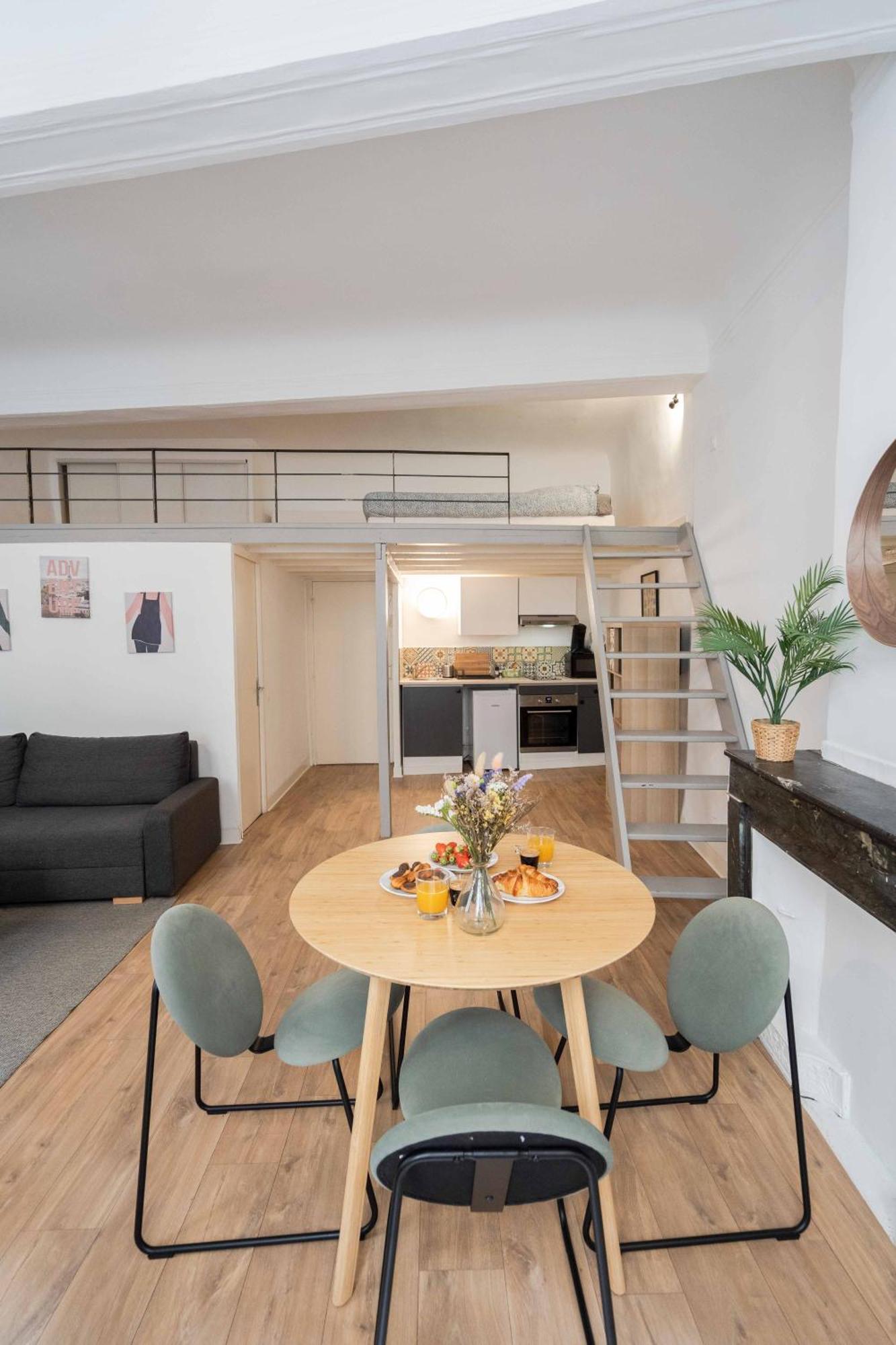 Studio Mezzanine Aumone Vieille Aix-en-Provence Bagian luar foto