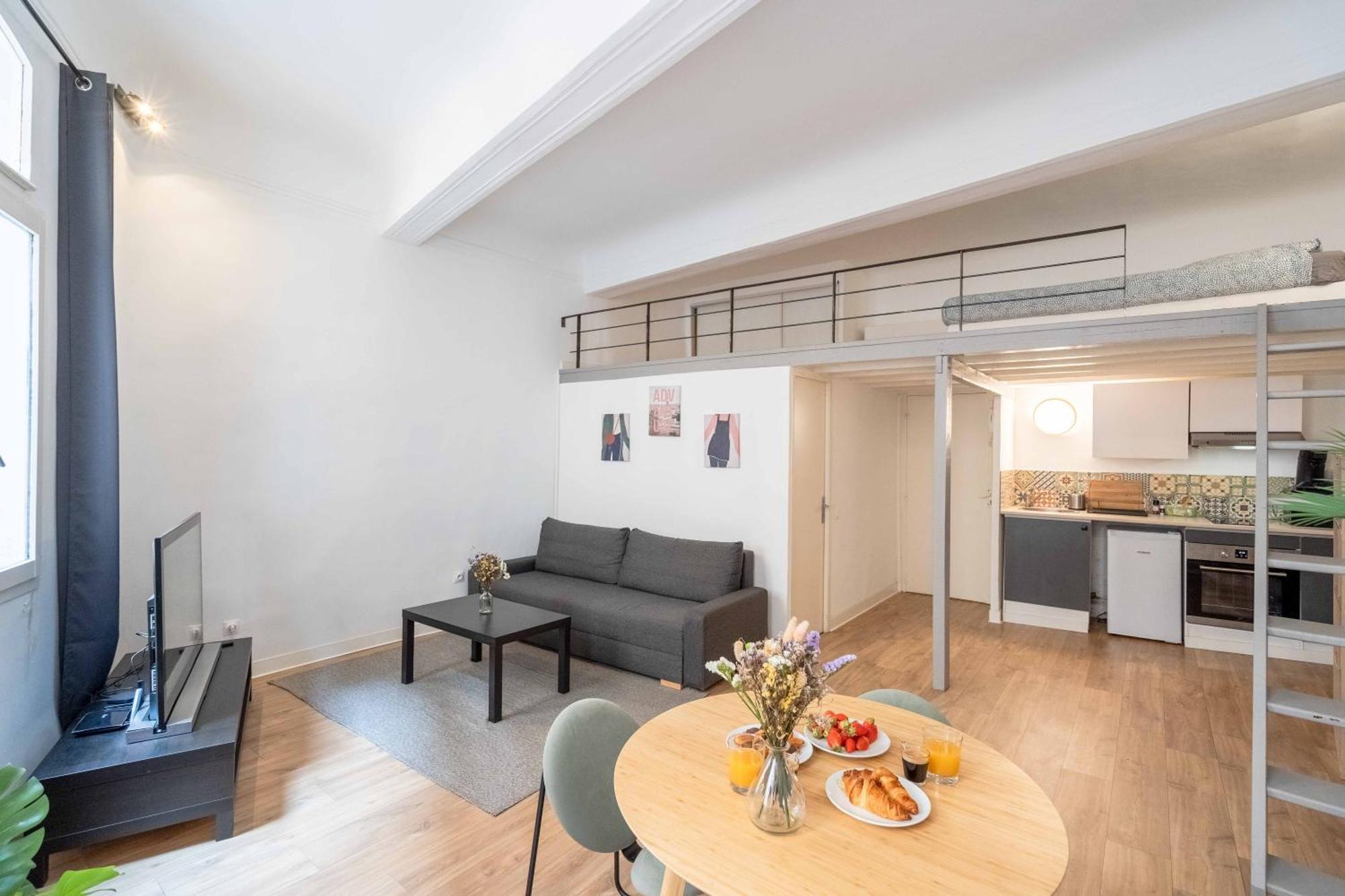 Studio Mezzanine Aumone Vieille Aix-en-Provence Bagian luar foto