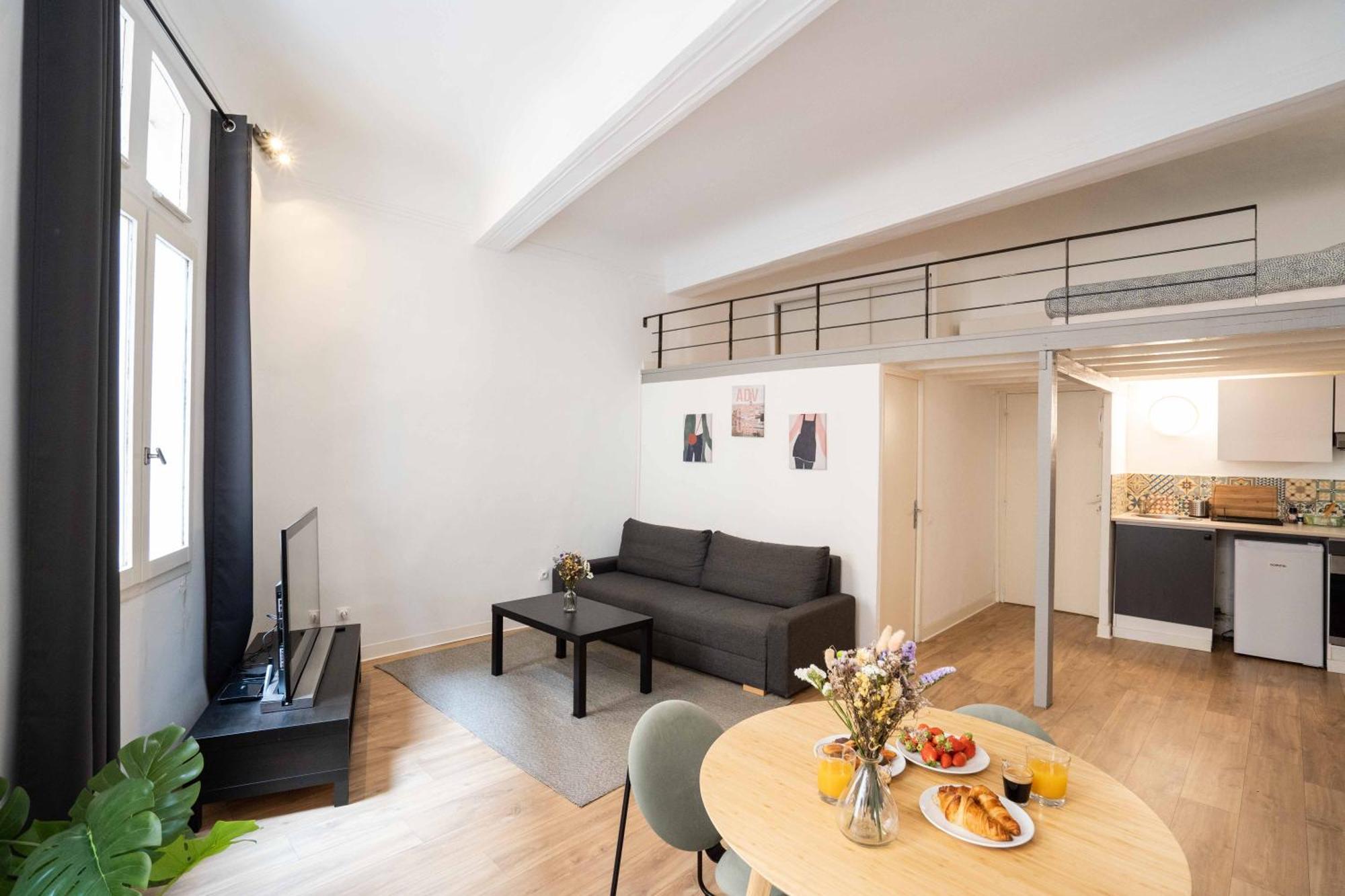 Studio Mezzanine Aumone Vieille Aix-en-Provence Bagian luar foto