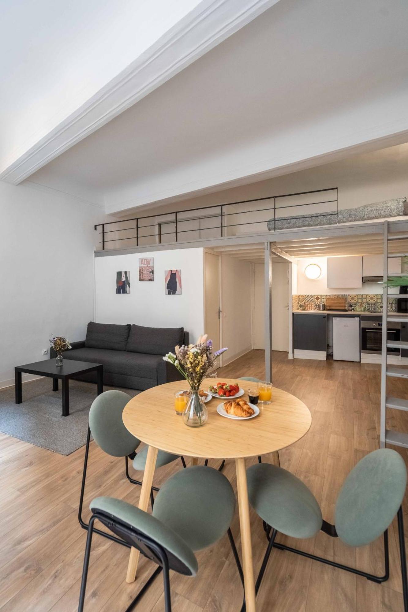 Studio Mezzanine Aumone Vieille Aix-en-Provence Bagian luar foto